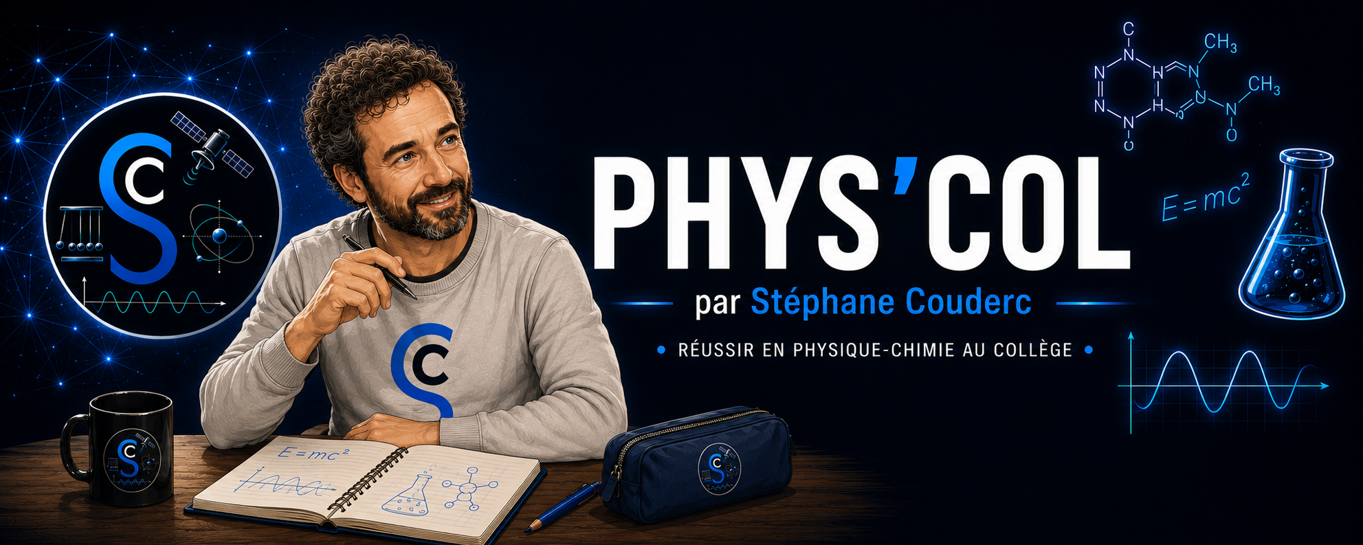 Bandeau Phys'col par Stéphane Couderc